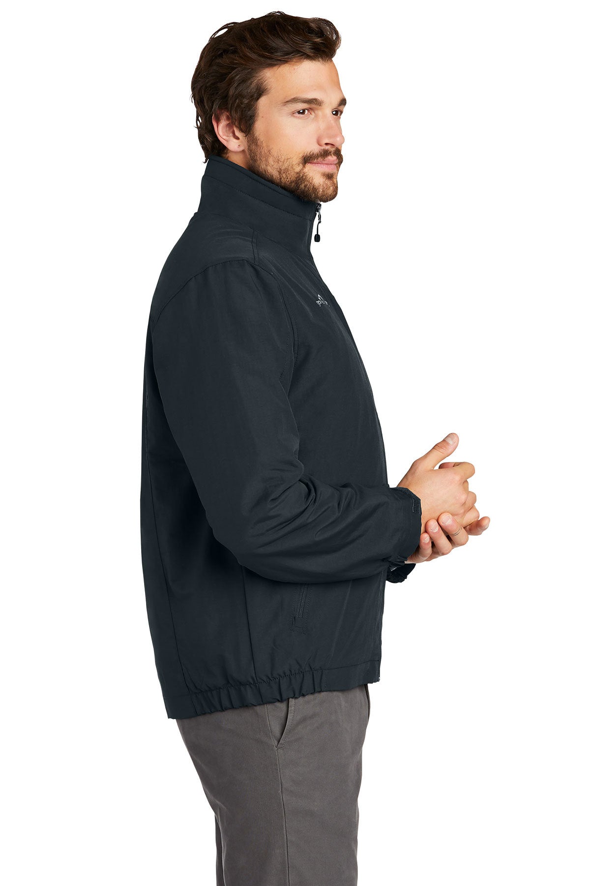 Branded Eddie Bauer Fleece-Lined Jacket EB520 Black