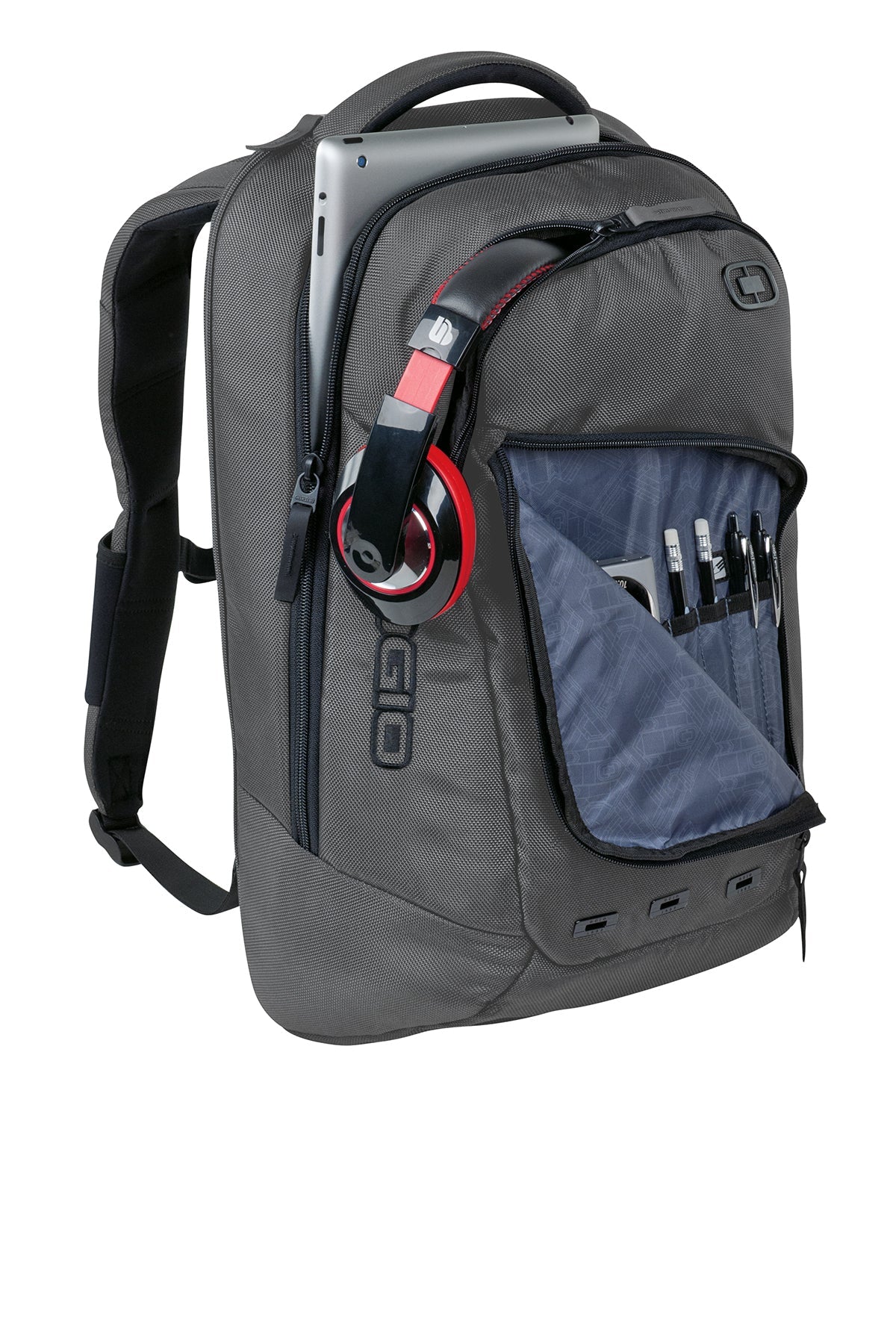 ace laptop backpack Custom OGIO Ace Pack 411061 Metallic
