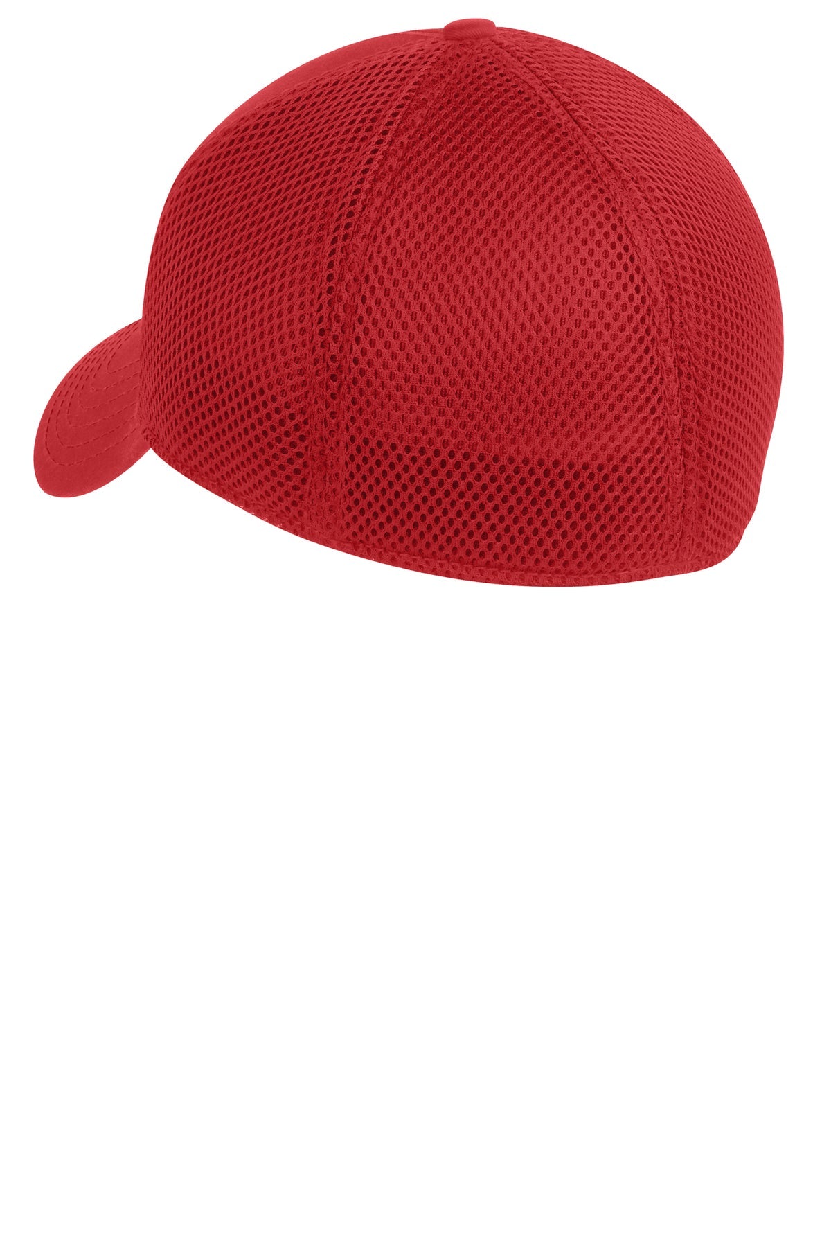 New Era Stretch Mesh Custom Caps, Scarlet Red