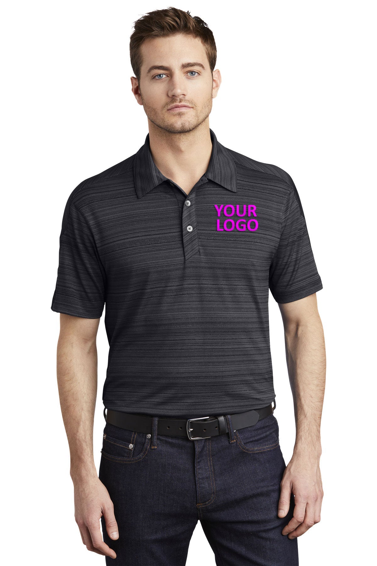 OGIO Blacktop OG116 work polo shirts with logo