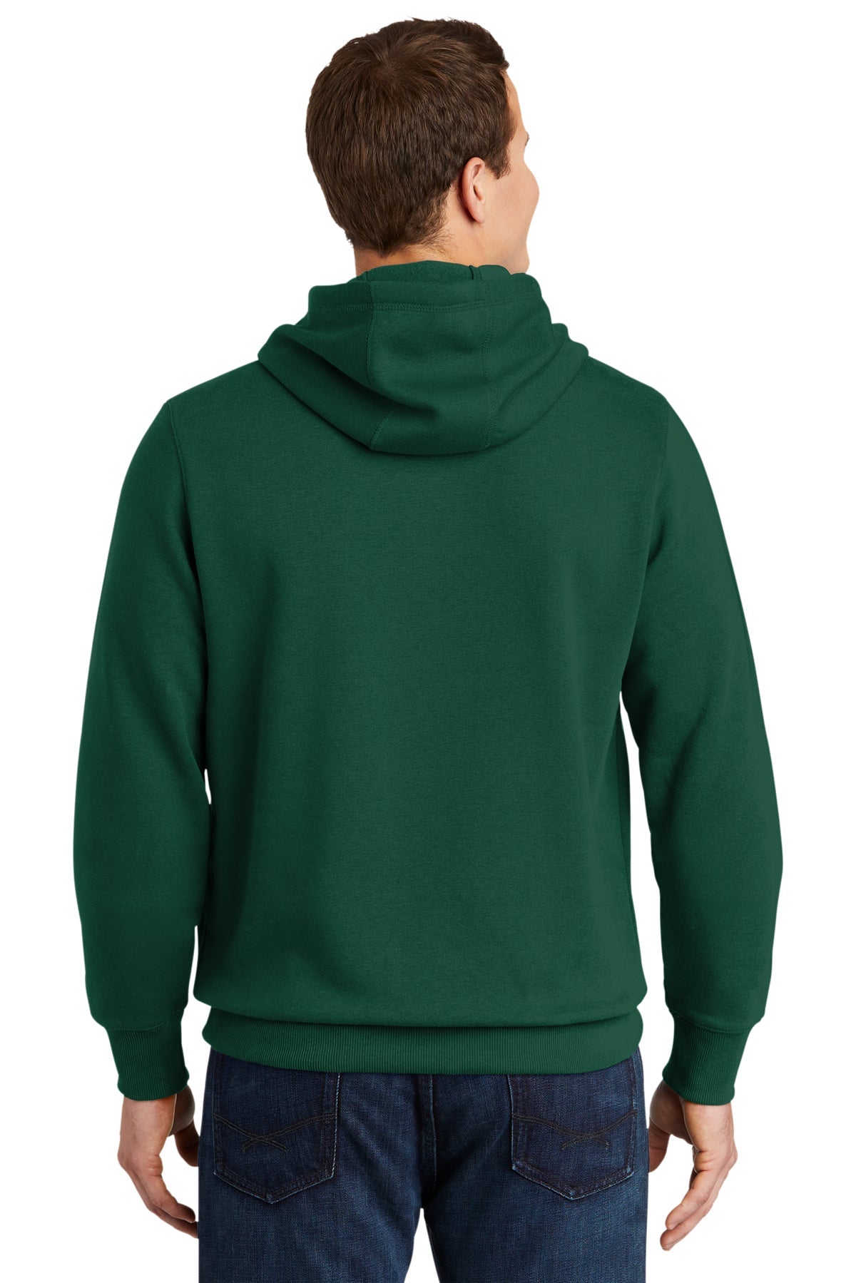 sport-tek_st254 _forest green_company_logo_sweatshirts