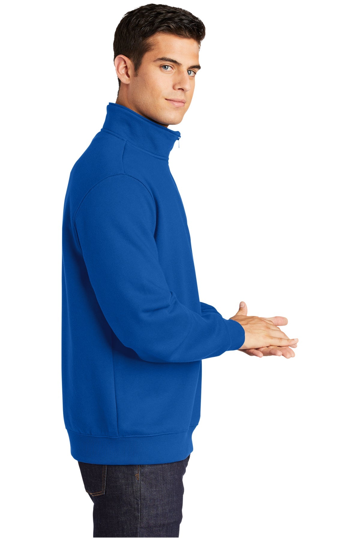 Sport-Tek Tall Custom 1/4-Zip Sweatshirts, True Royal