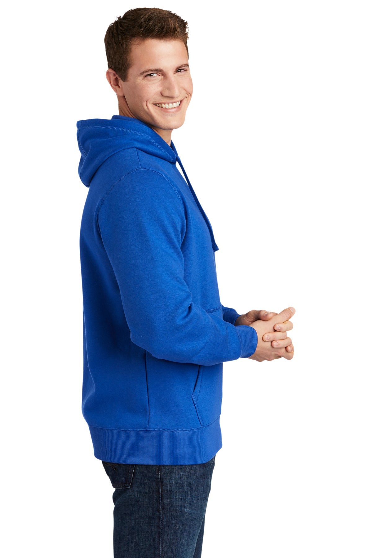 Sport-Tek Tall Pullover Custom Hooded Sweatshirts, True Royal