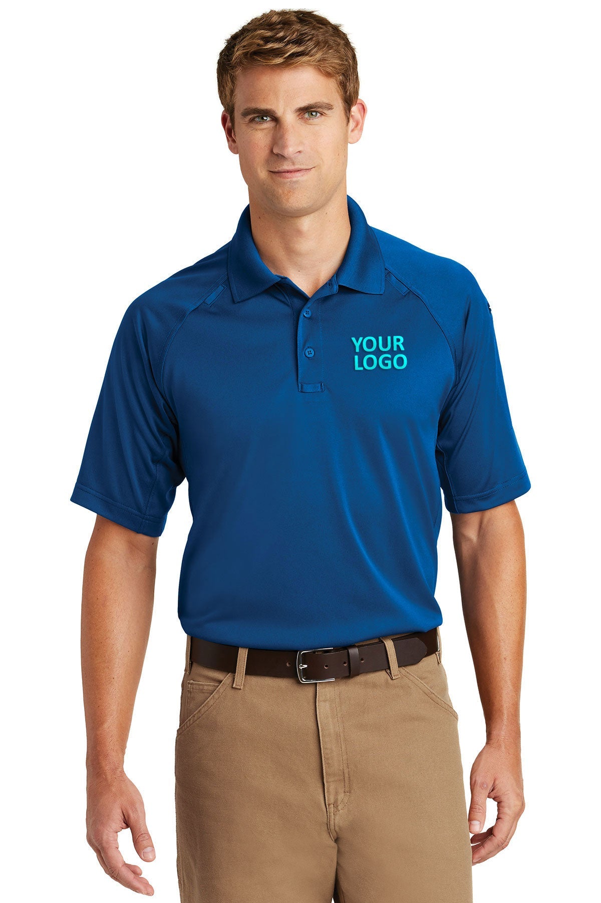 CornerStone Royal TLCS410 custom made polo shirts with logo