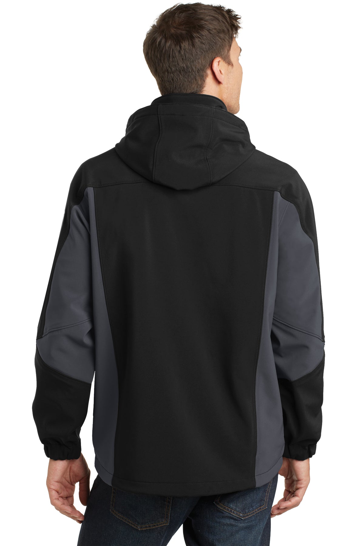 Port Authority Tall Waterproof Customized Soft Shell Jackets, Black/ Graphite