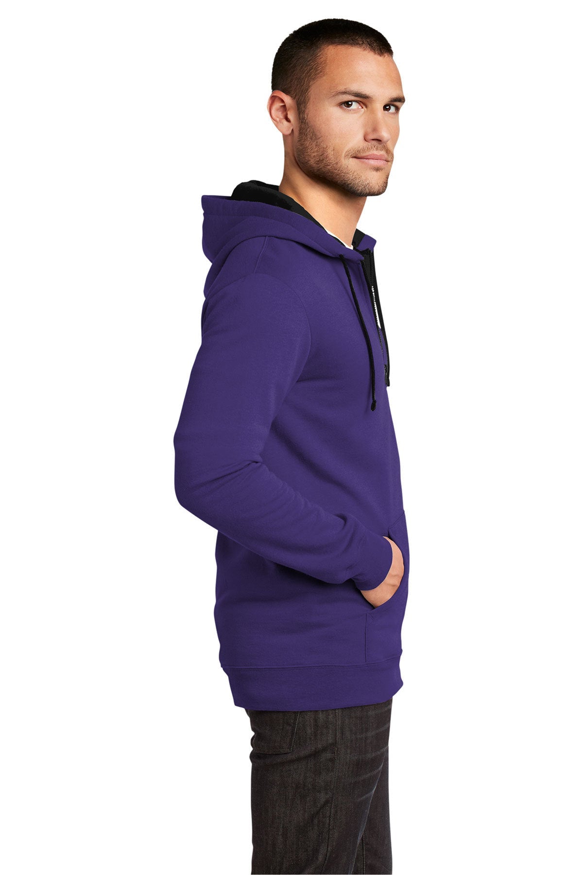 district_dt800 _purple_company_logo_sweatshirts
