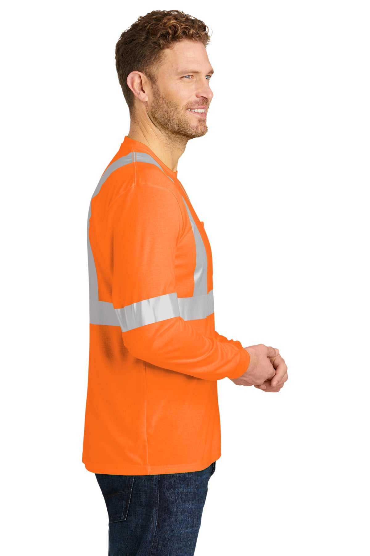 CornerStone ANSI 107 Class 2 Long Sleeve Safety T-Shirt