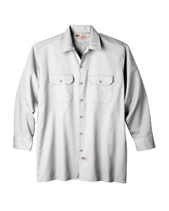 dickies_574_white_company_logo_button downs