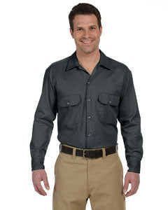 Dickies 2 Long-Sleeve Work Shirt 574 Charcoal
