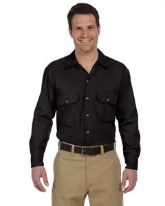 dickies_574_black_company_logo_button downs