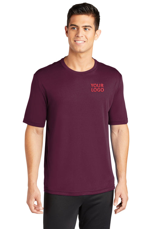 Sport-Tek Tall Long Sleeve PosiCharge Custom Competitor Tee's, Maroon