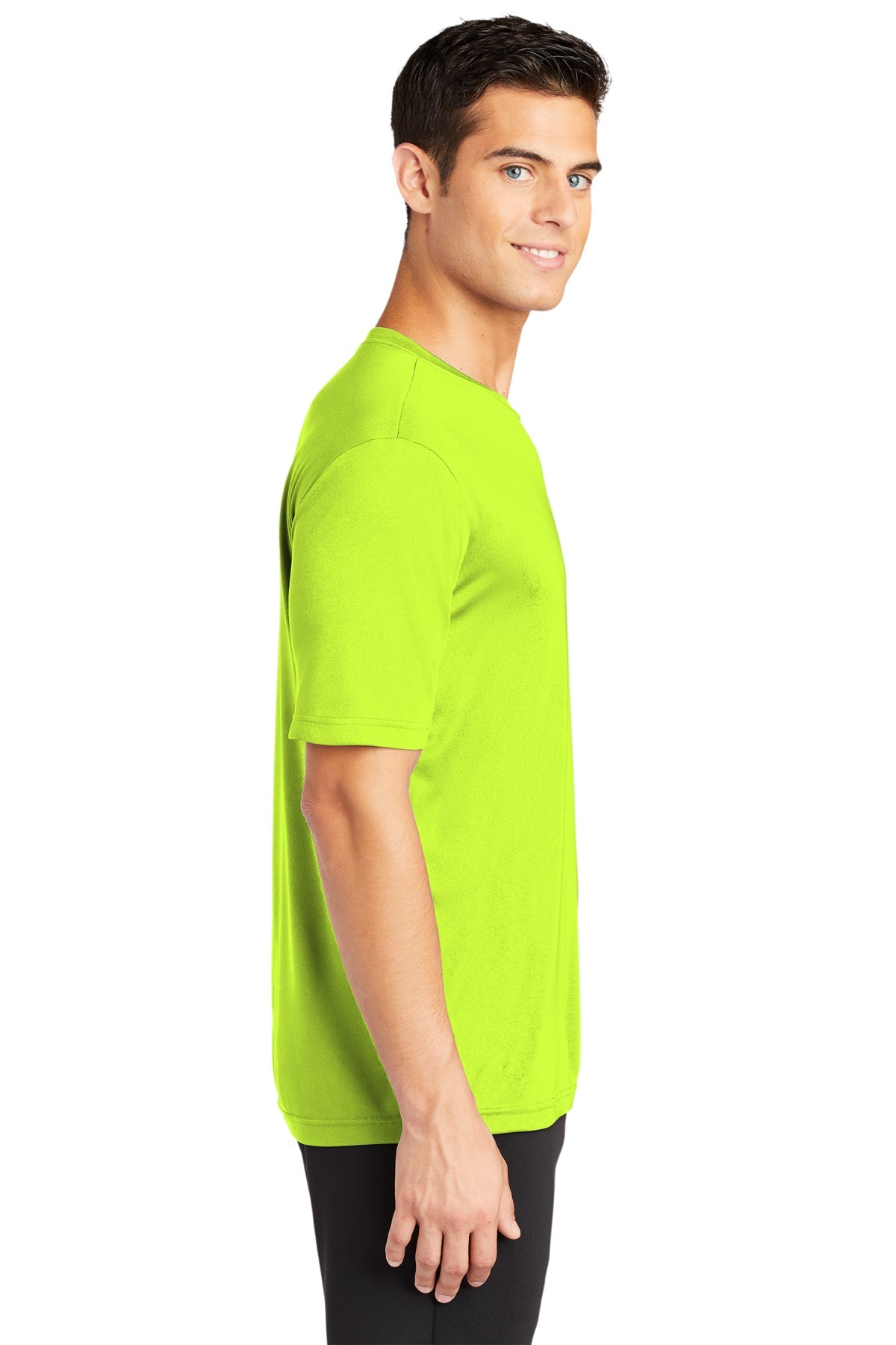 Sport-Tek Tall PosiCharge Customized Competitor Tee's, Neon Yellow