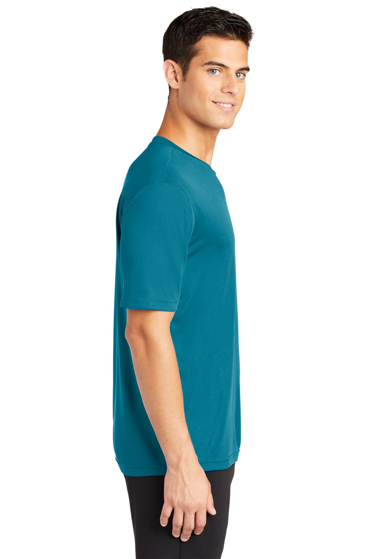 Sport-Tek Tall PosiCharge Branded Competitor Tee's, Tropic Blue