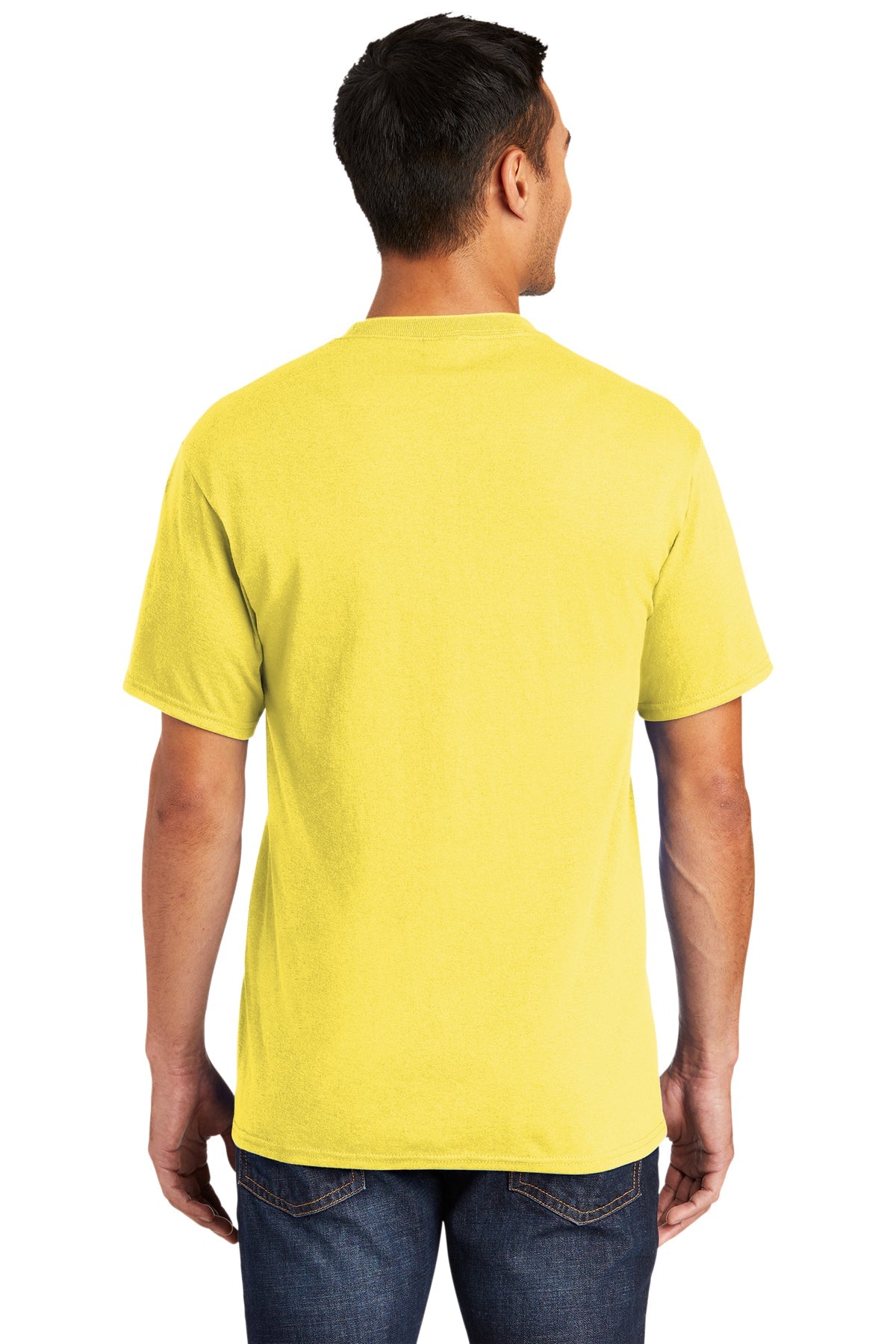 Port & Company Tall Core Blend Customized Tee's, Yellow