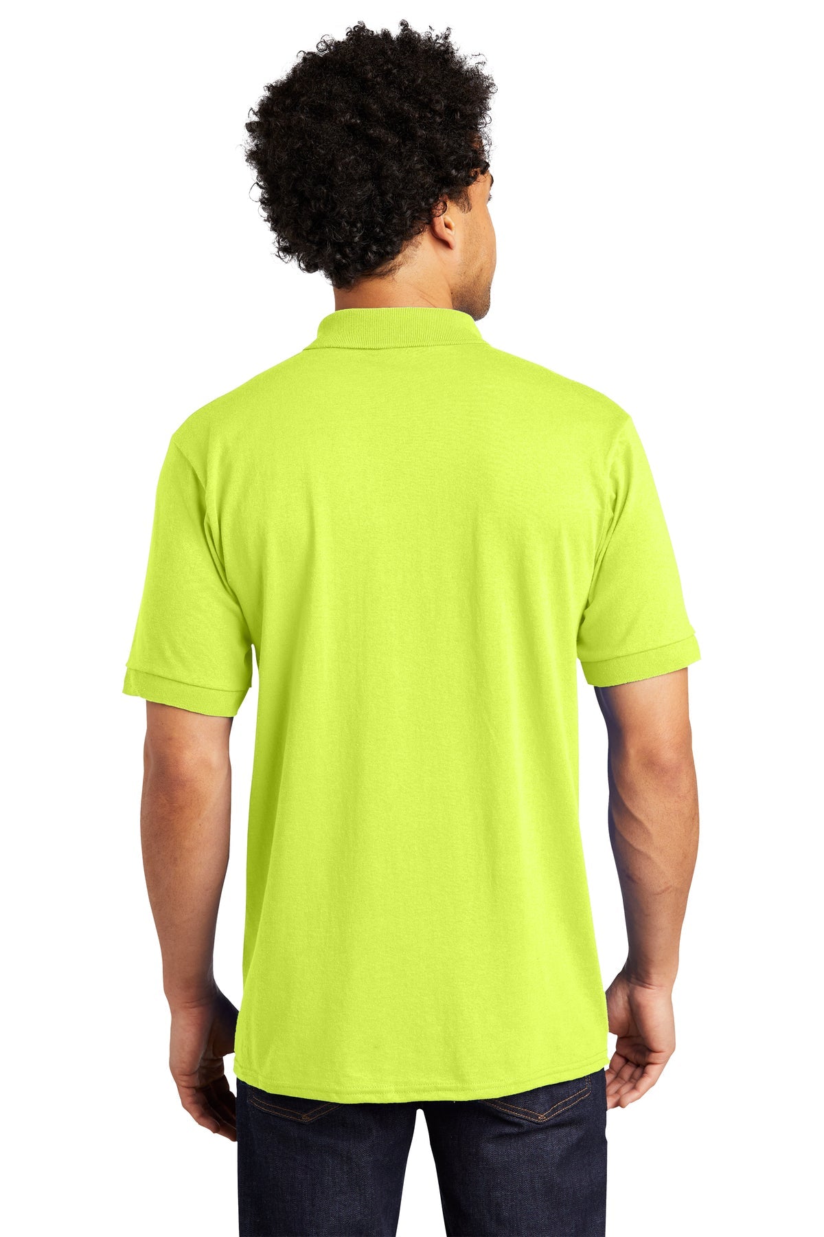 port & company_kp55t _safety green_company_logo_polos