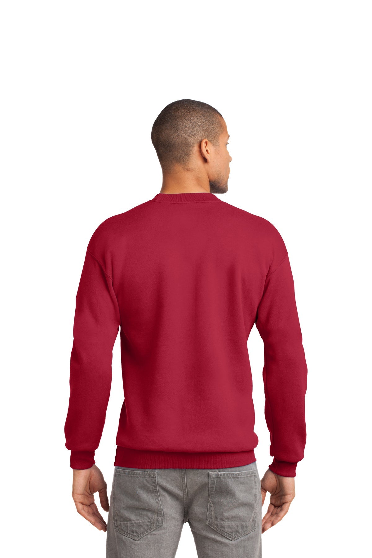 port & company_pc90t _red_company_logo_sweatshirts