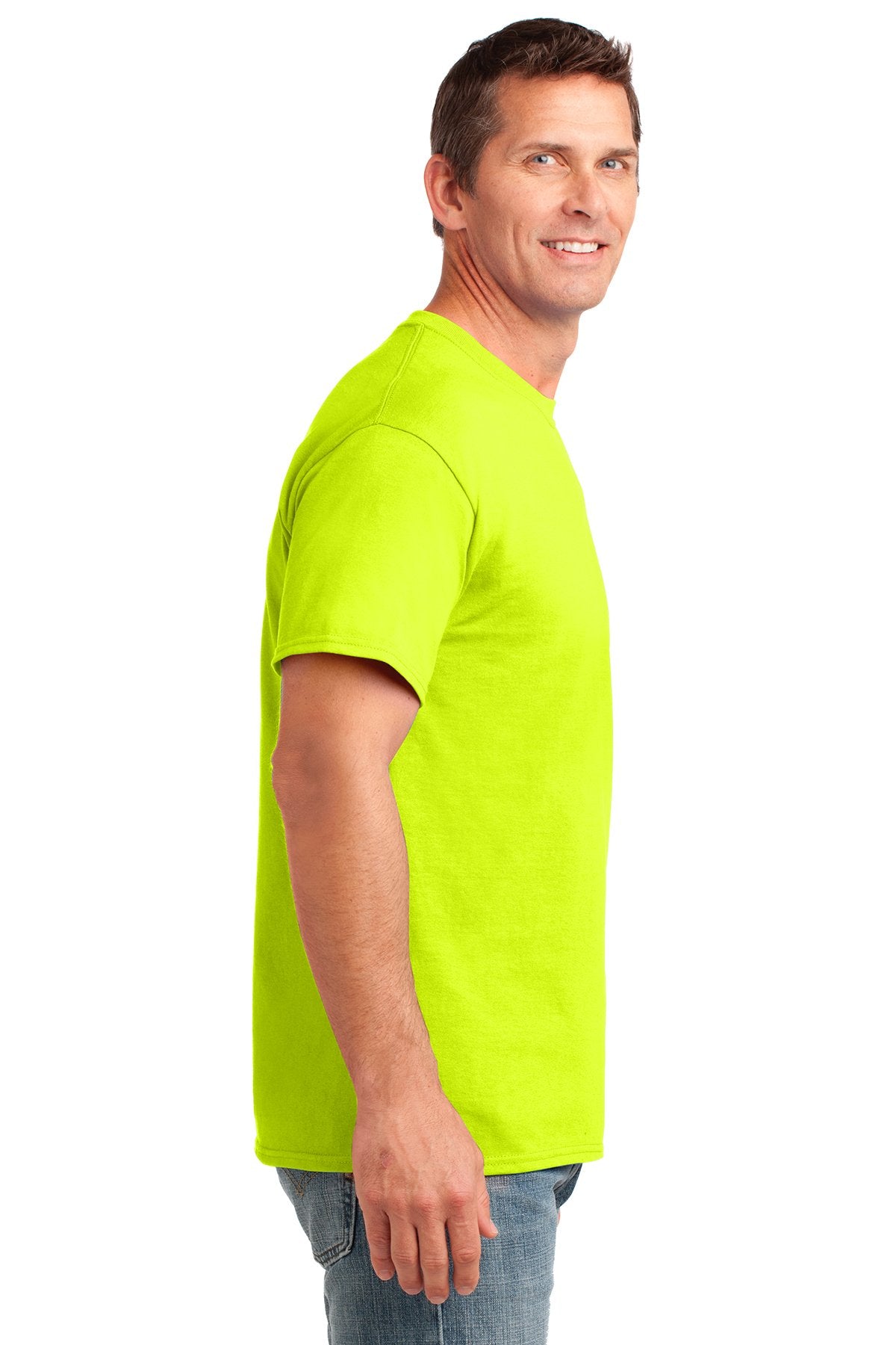 gildan gildan performance t shirt 42000 safety green