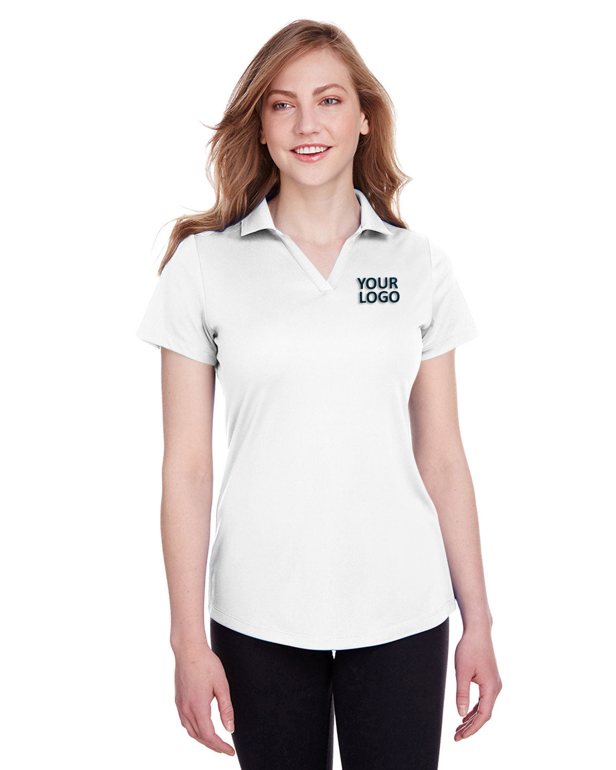 Puma Golf Ladies Icon Golf Polo, Bright White