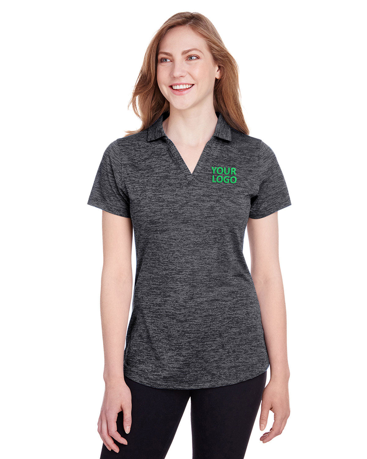 Puma Puma Black 596802 custom logo polo shirts embroidered