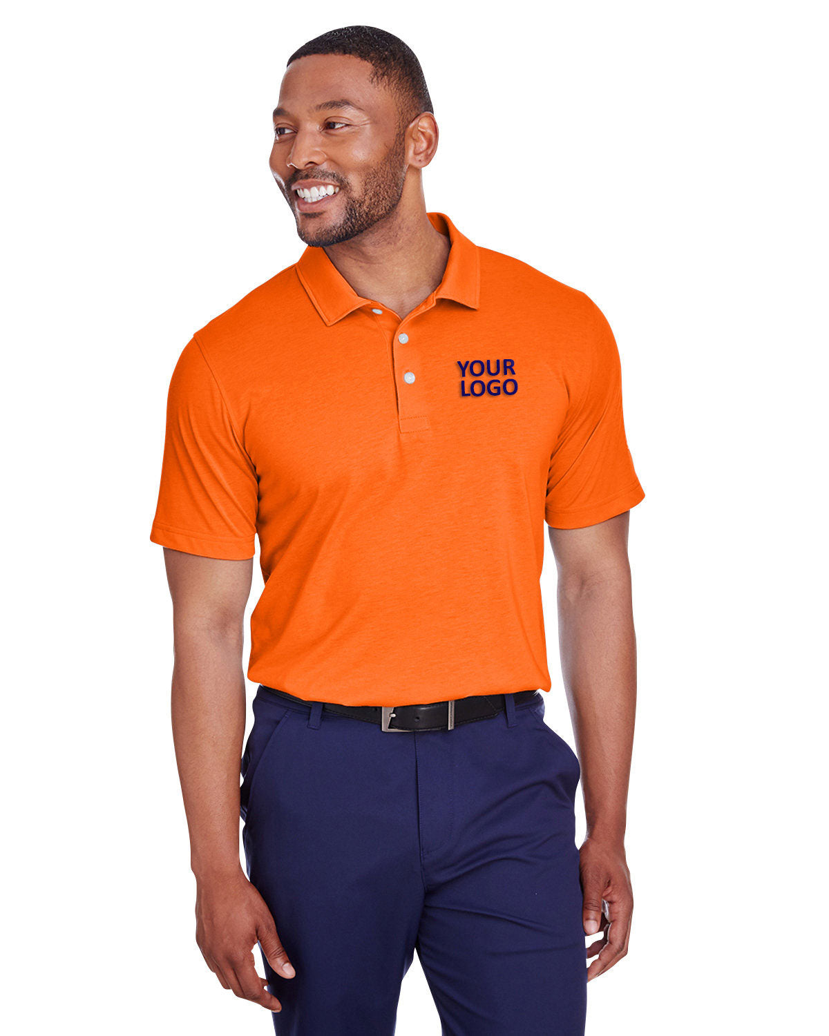 Puma Vibrant Orange 596920 custom dri fit polo shirts