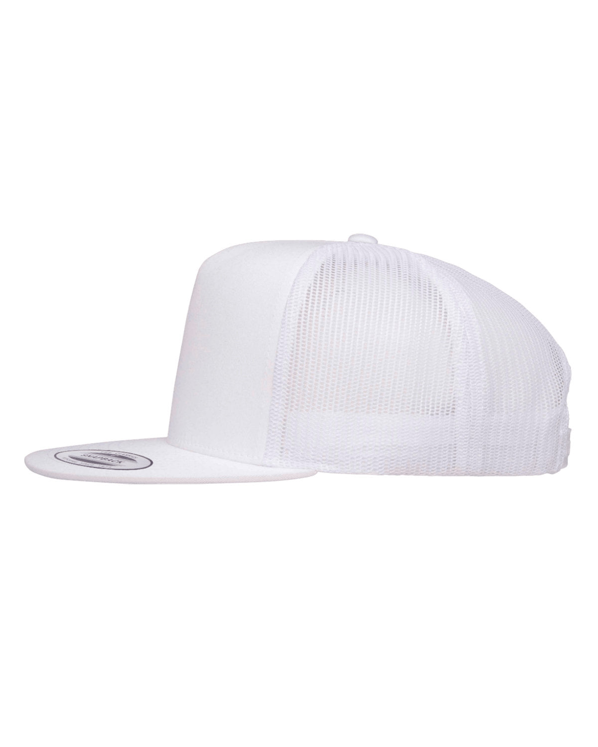 Yupoong 5 -Panel Classic Branded Trucker Caps, White