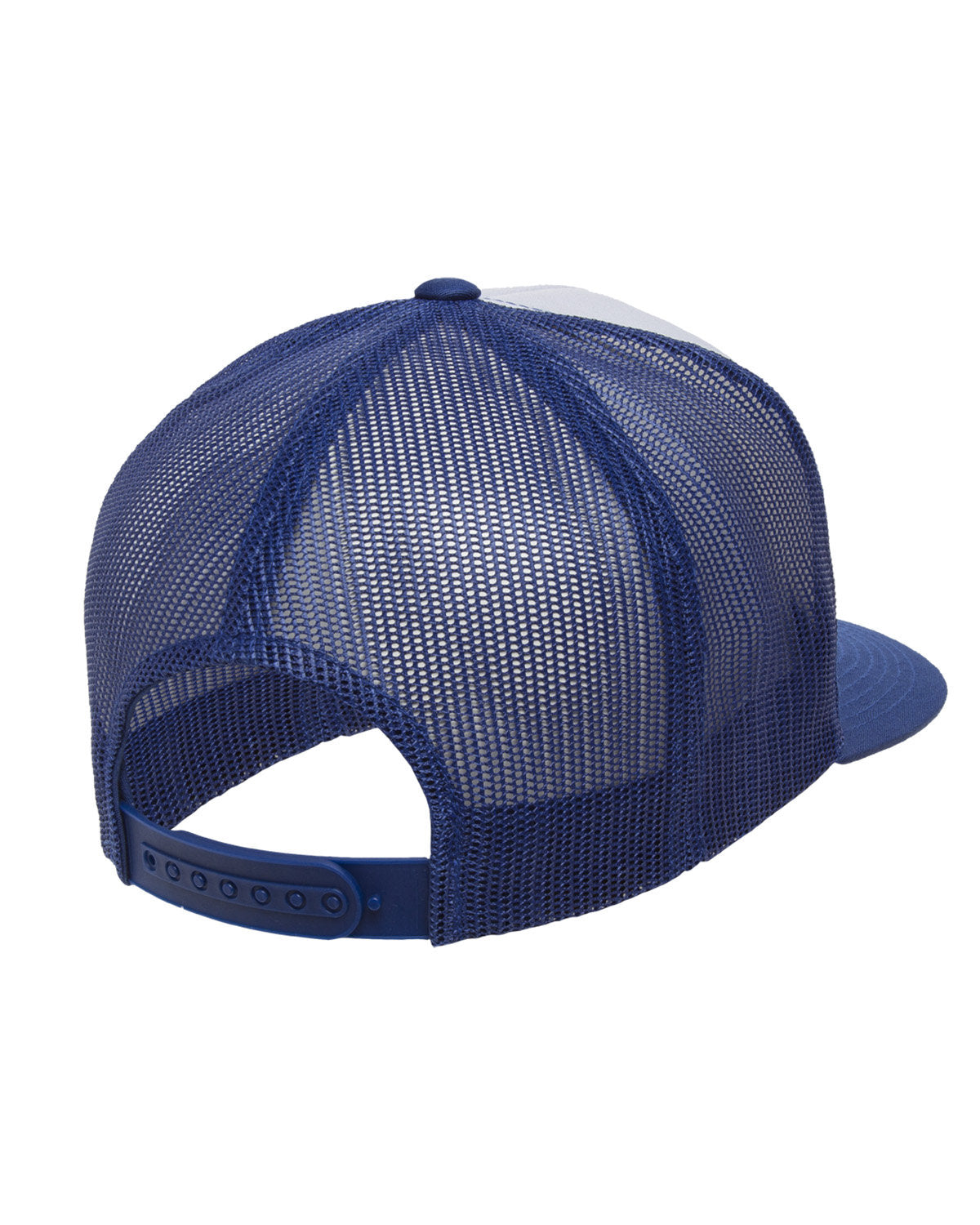 Yupoong Classic Custom Trucker With White Front Panel Caps, Royal/ White/ Royl