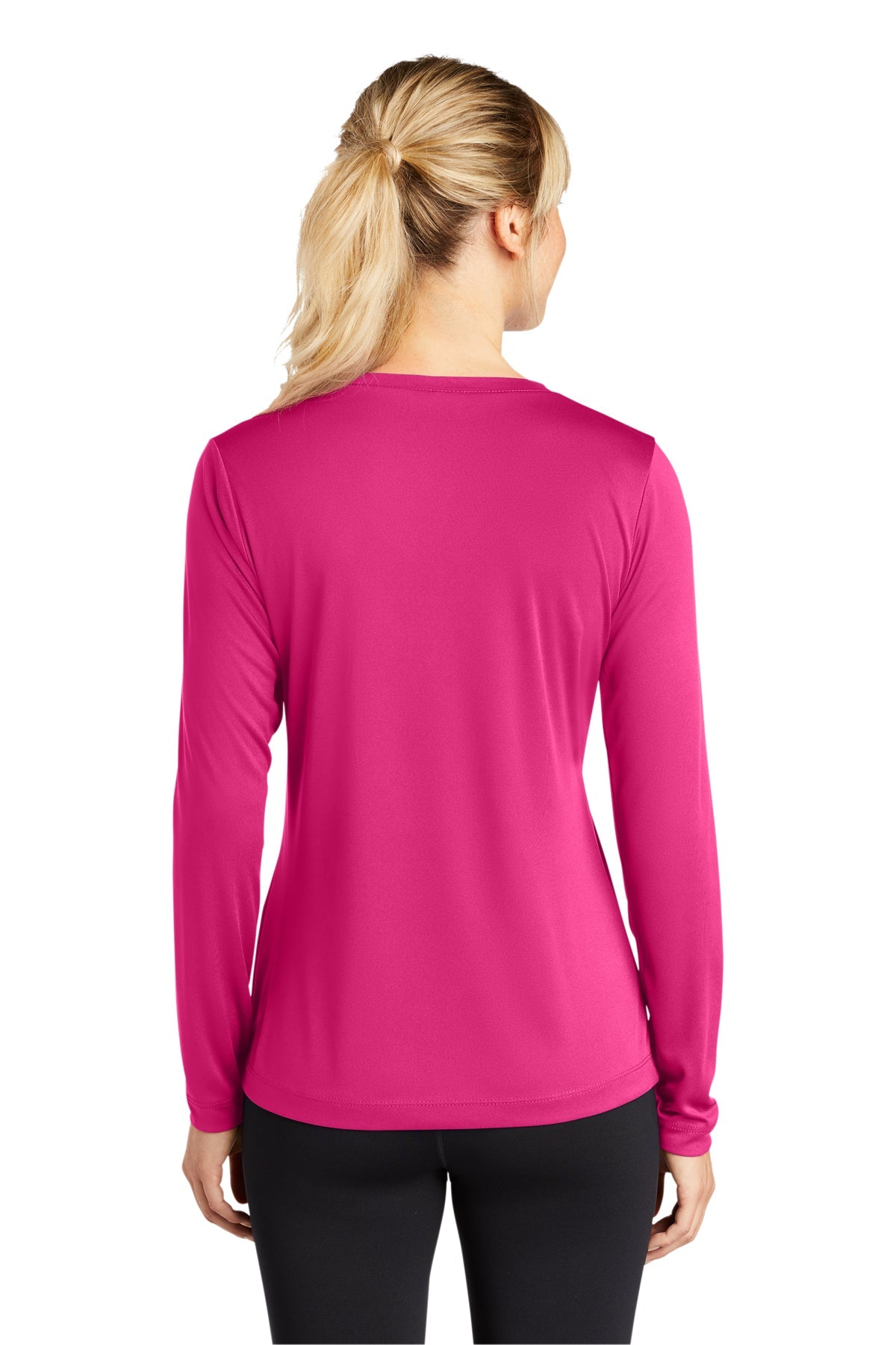 Sport-Tek Ladies Long Sleeve PosiCharge Competitor V-Neck Tee