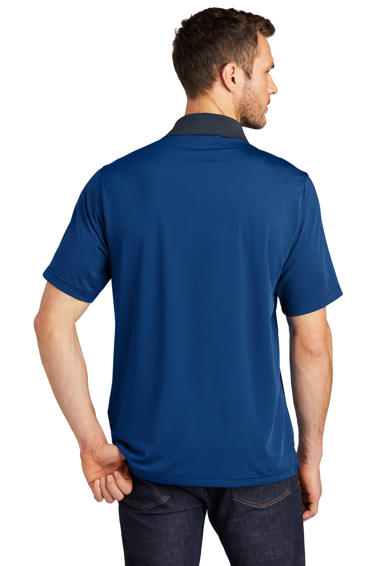 port authority_k558 _seaport blue/ dress blue navy_company_logo_polos