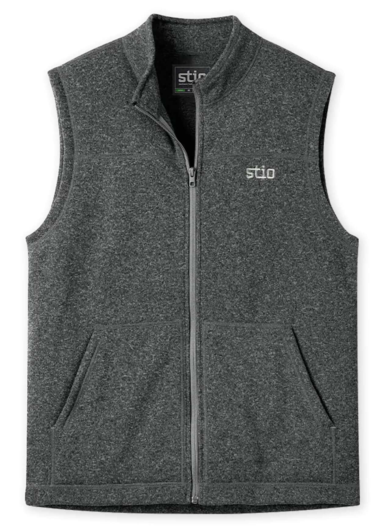 STIO Men's Wilcox Fleece Vest, Abyss Heather