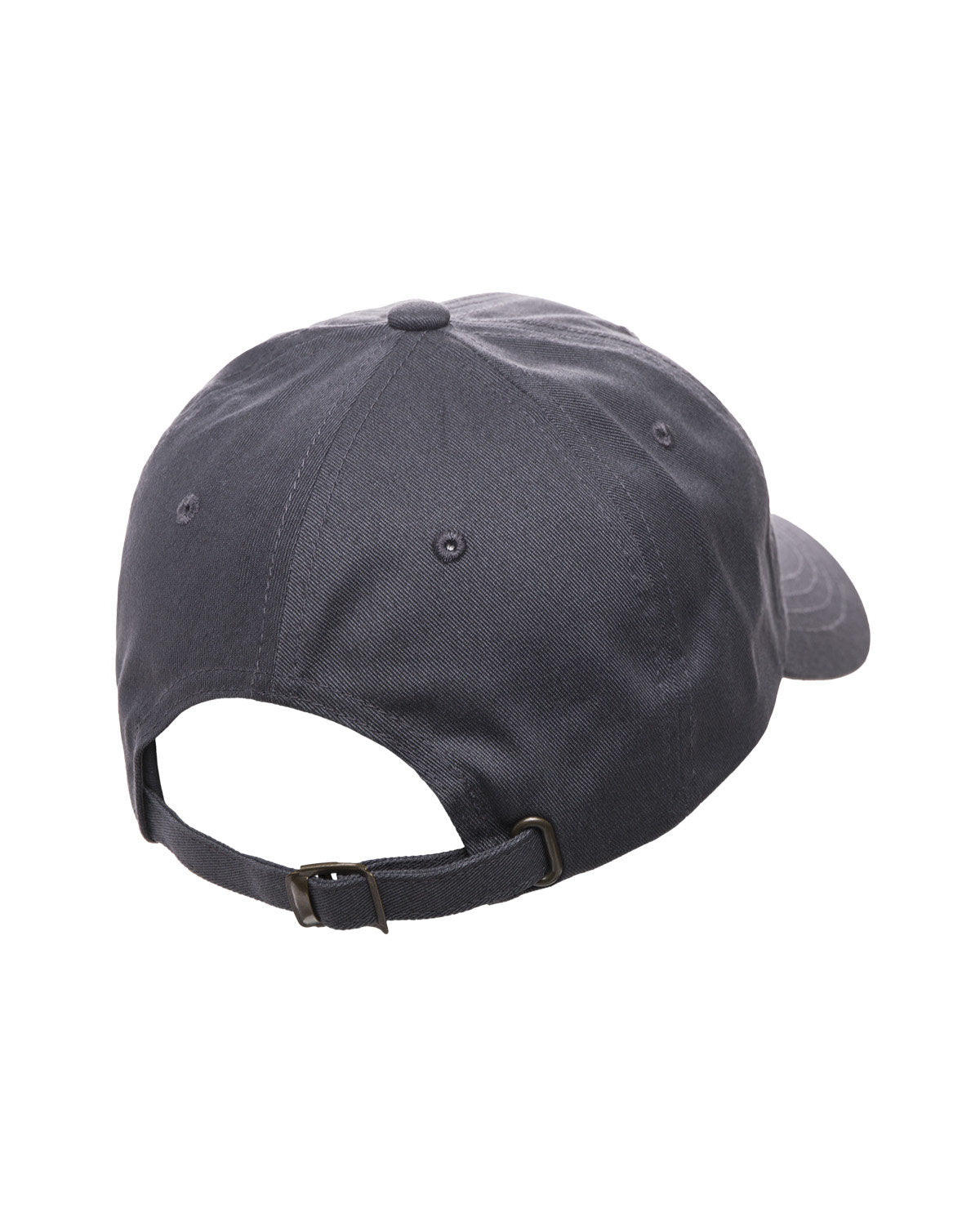 Yupoong Low-Profile Cotton Twill Customized Dad Caps, Dark Grey