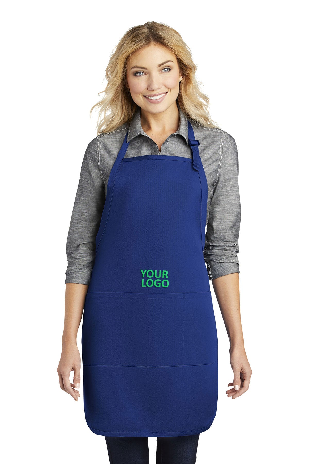 Port Authority Easy Care Full-Length Apron with Stain Release