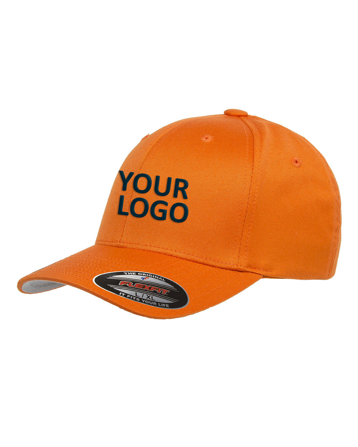 flexfit_6277_orange_company_logo_headwear
