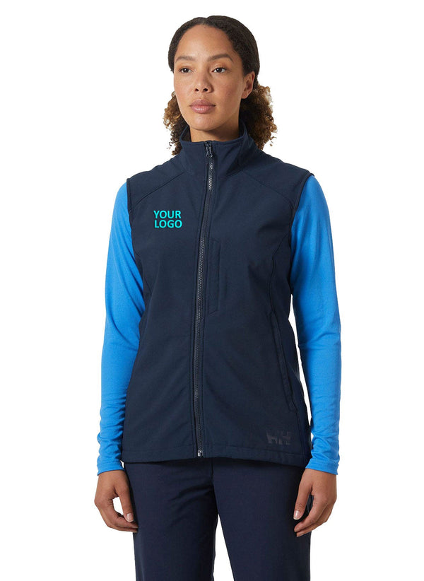 Branded Helly Hansen Women's Paramount Softshell Vest, Navy