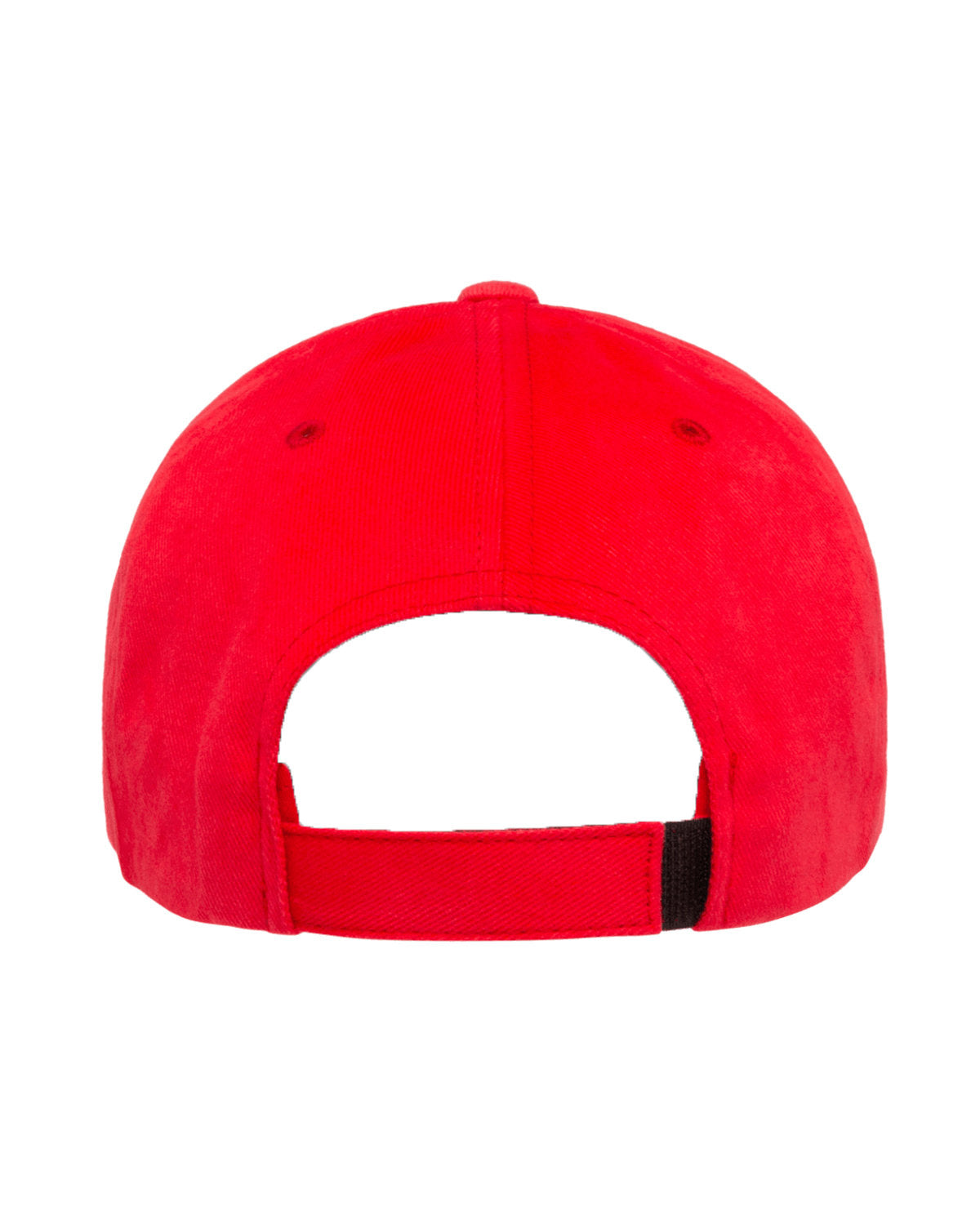 Yupoong Brushed Cotton Twill Custom Mid-Profile Caps, Red