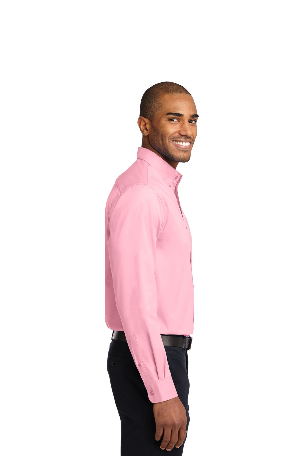 port authority_s608es _light pink_company_logo_button downs