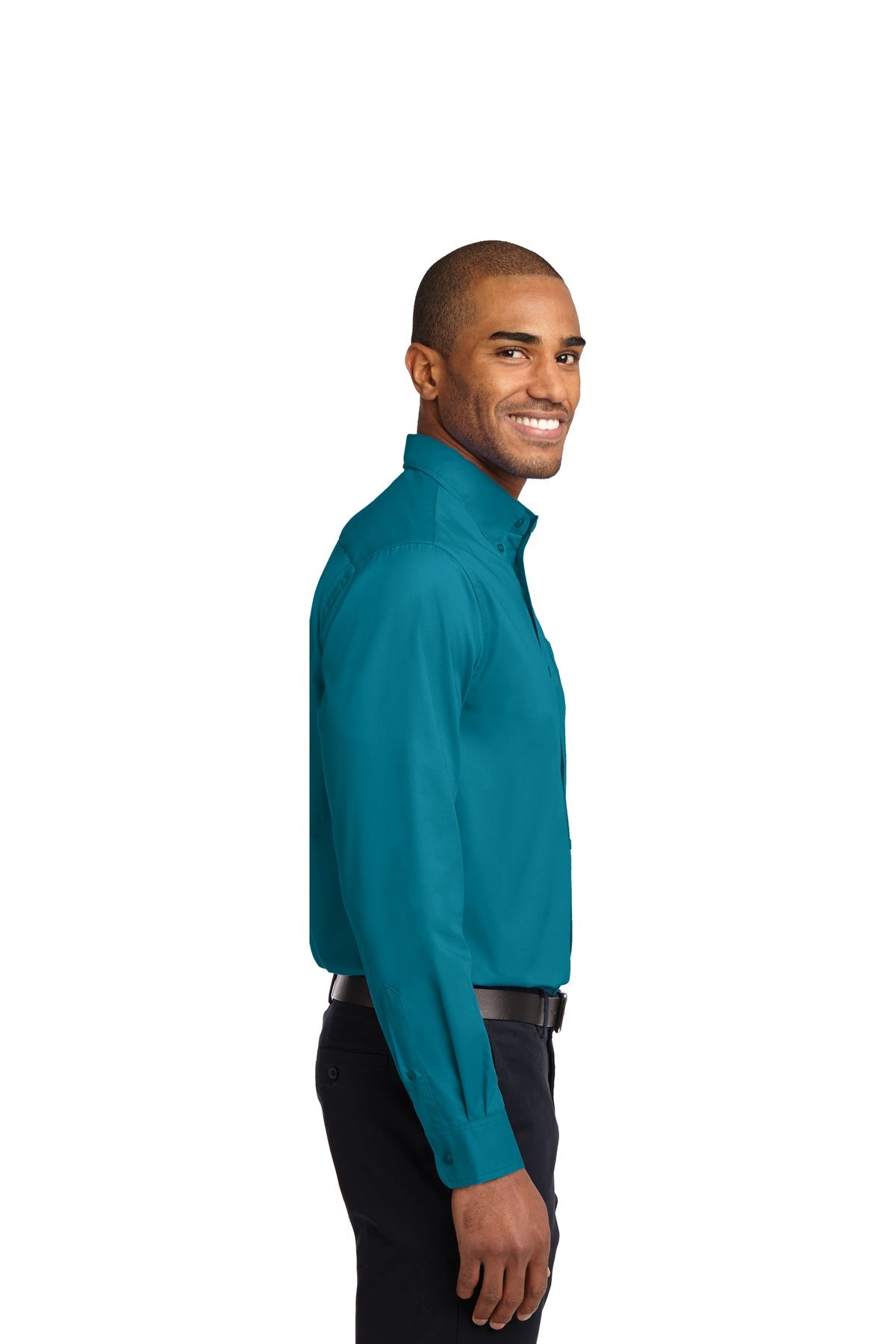 port authority_s608es _teal green_company_logo_button downs