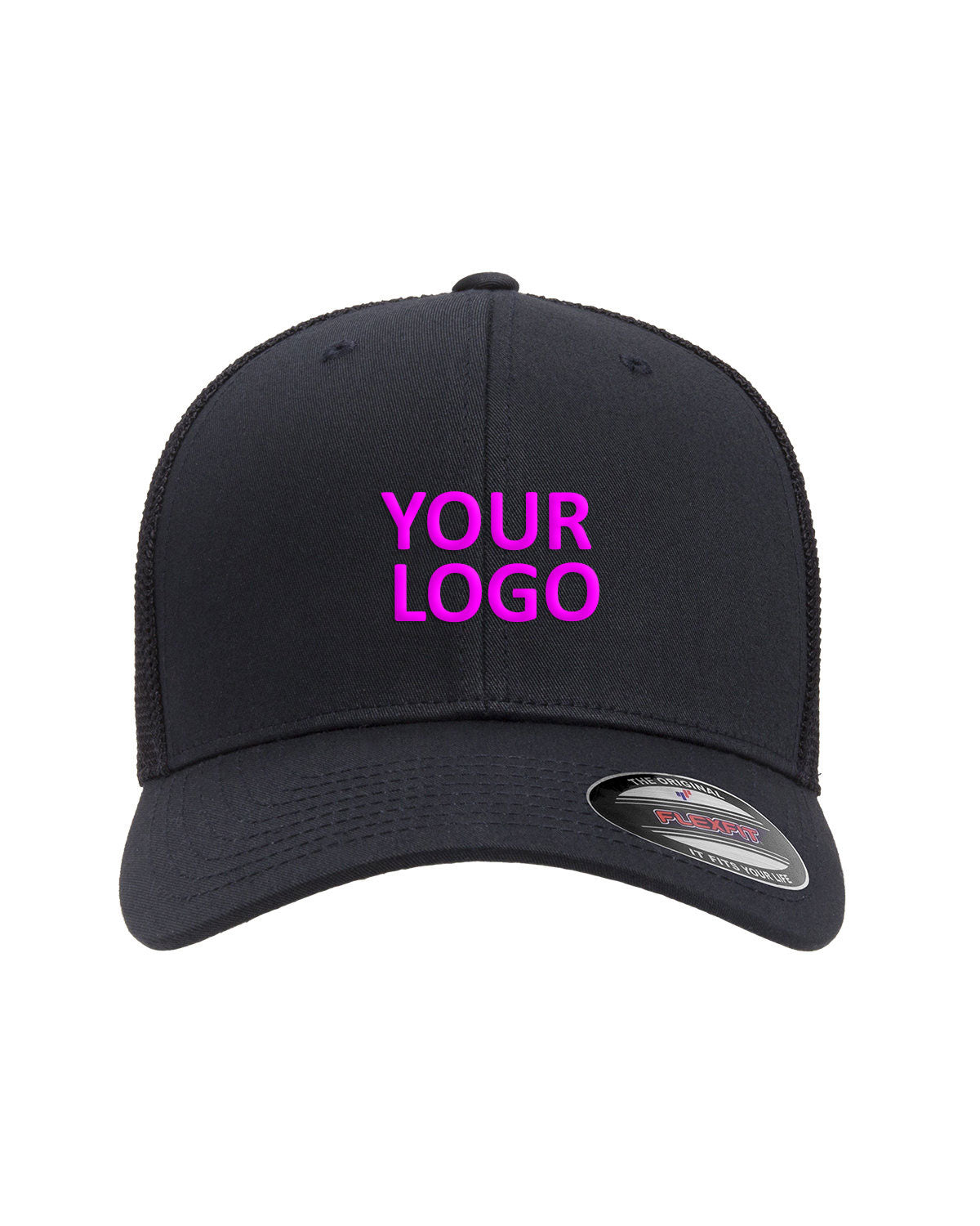 flexfit_6511_dark navy_company_logo_headwear
