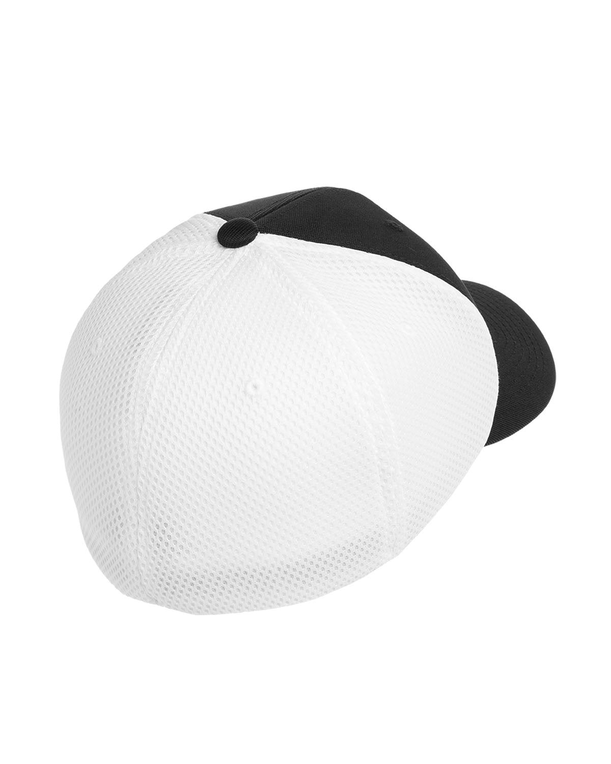 Flexfit Ultrafibre And Airmesh Custom Caps, Black/ White