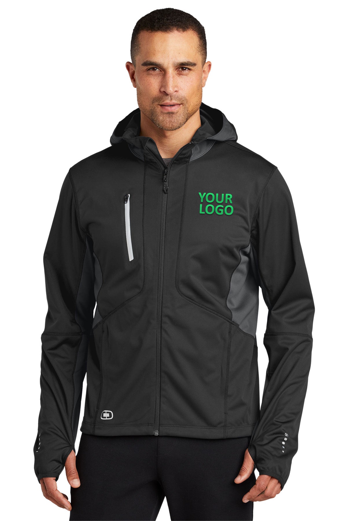 OGIO Endurance Blacktop/ Gear Grey OE721 business logo jackets