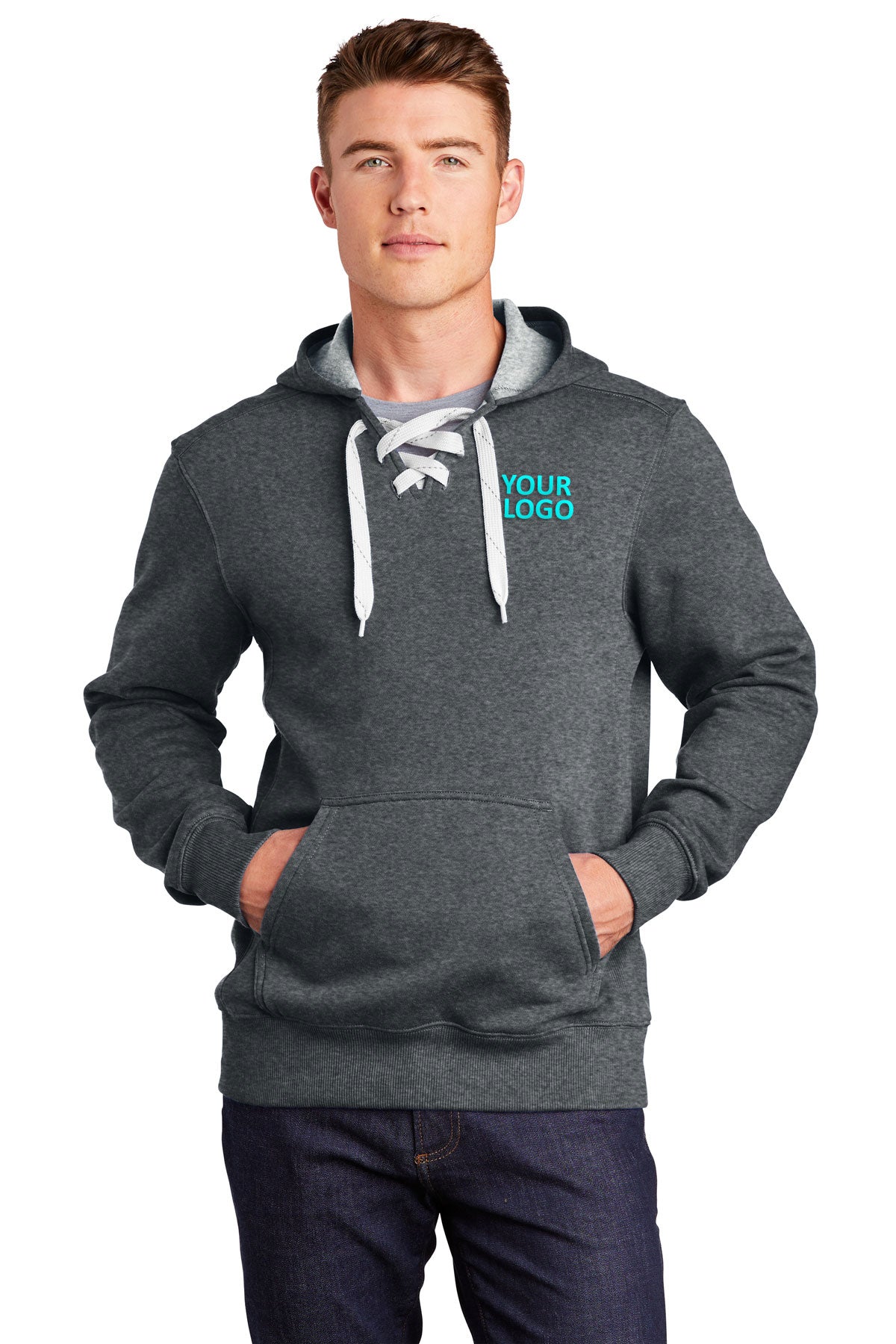 Sport-Tek Graphite Heather ST271 custom printed sweatshirts