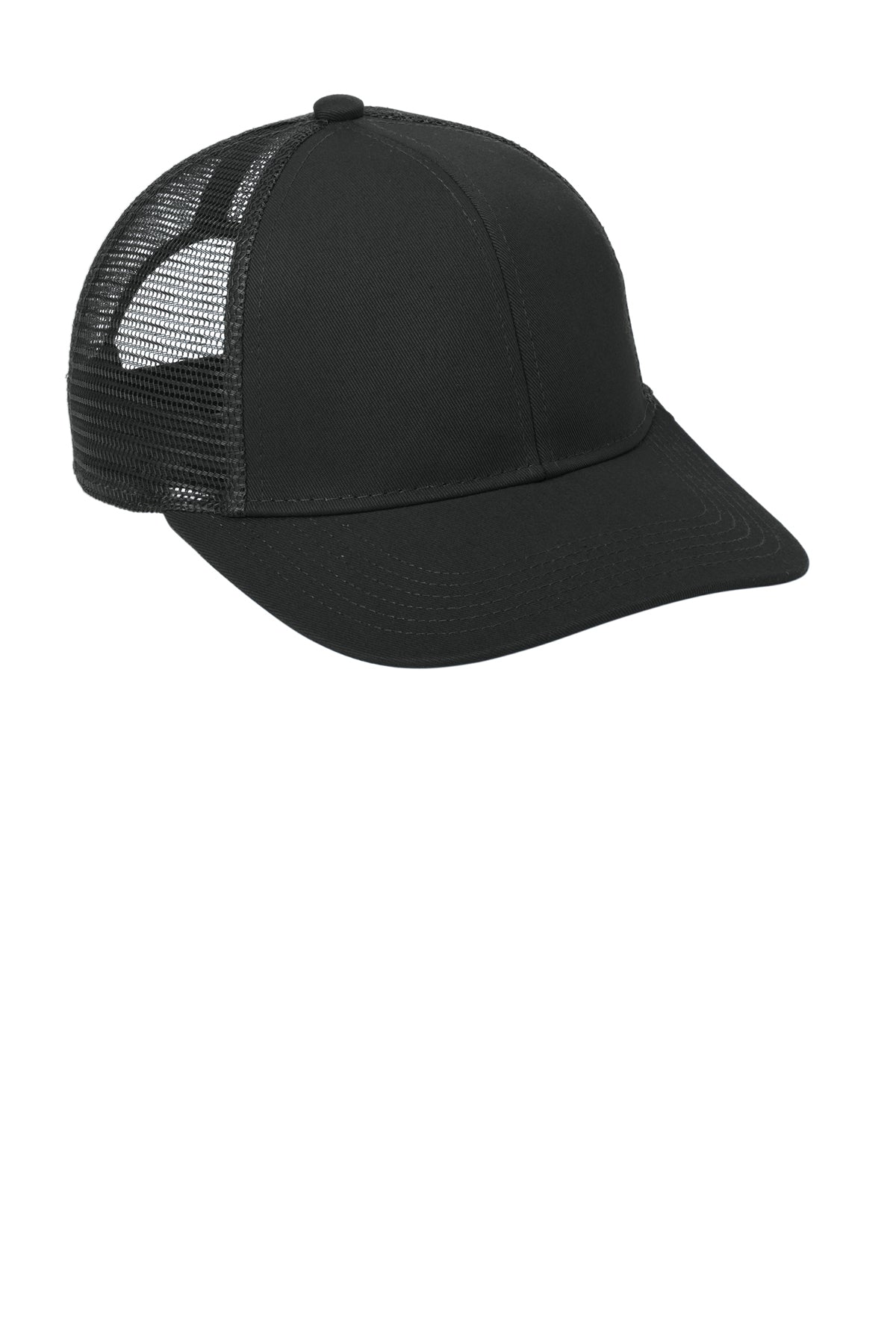 Port Authority Adjustable Mesh Back Branded Caps, Black