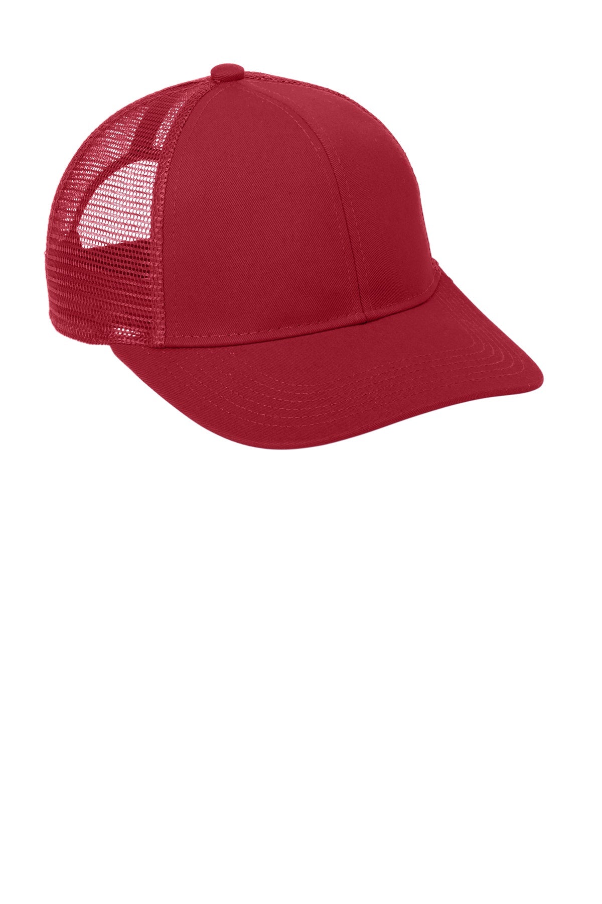 Port Authority Adjustable Mesh Back Branded Caps, Chili Red