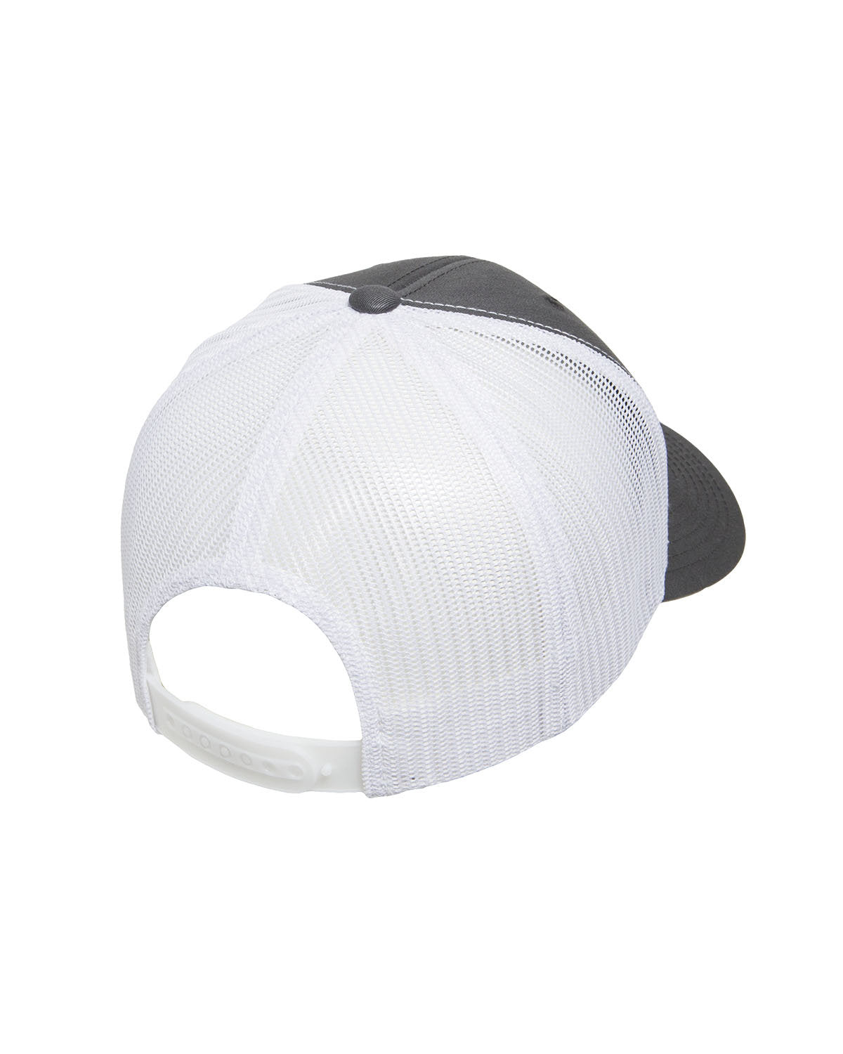 Yupoong Retro Customized Trucker Caps, Charcoal/ White