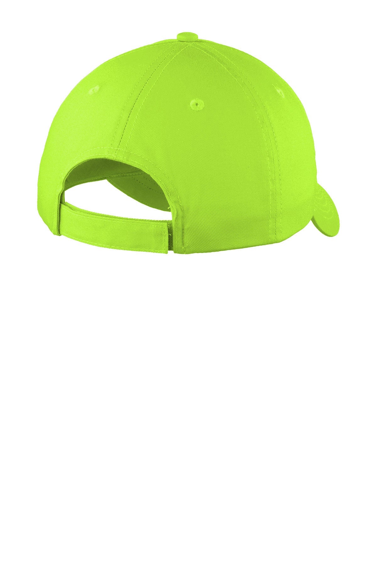 Port & Company Six Panel Twill Branded Caps, Lime