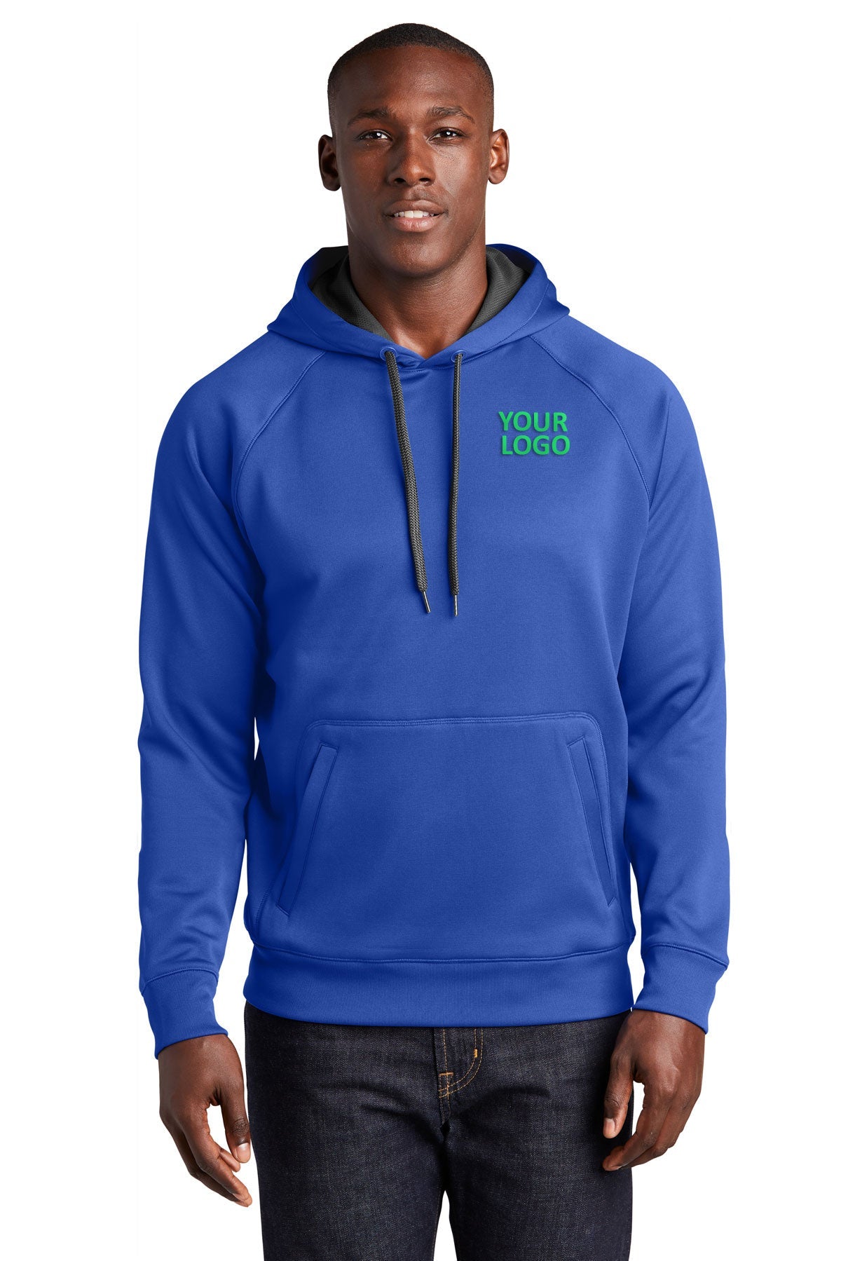 Sport-Tek Tech Fleece Hooded Custom Sweatshirts, True Royal