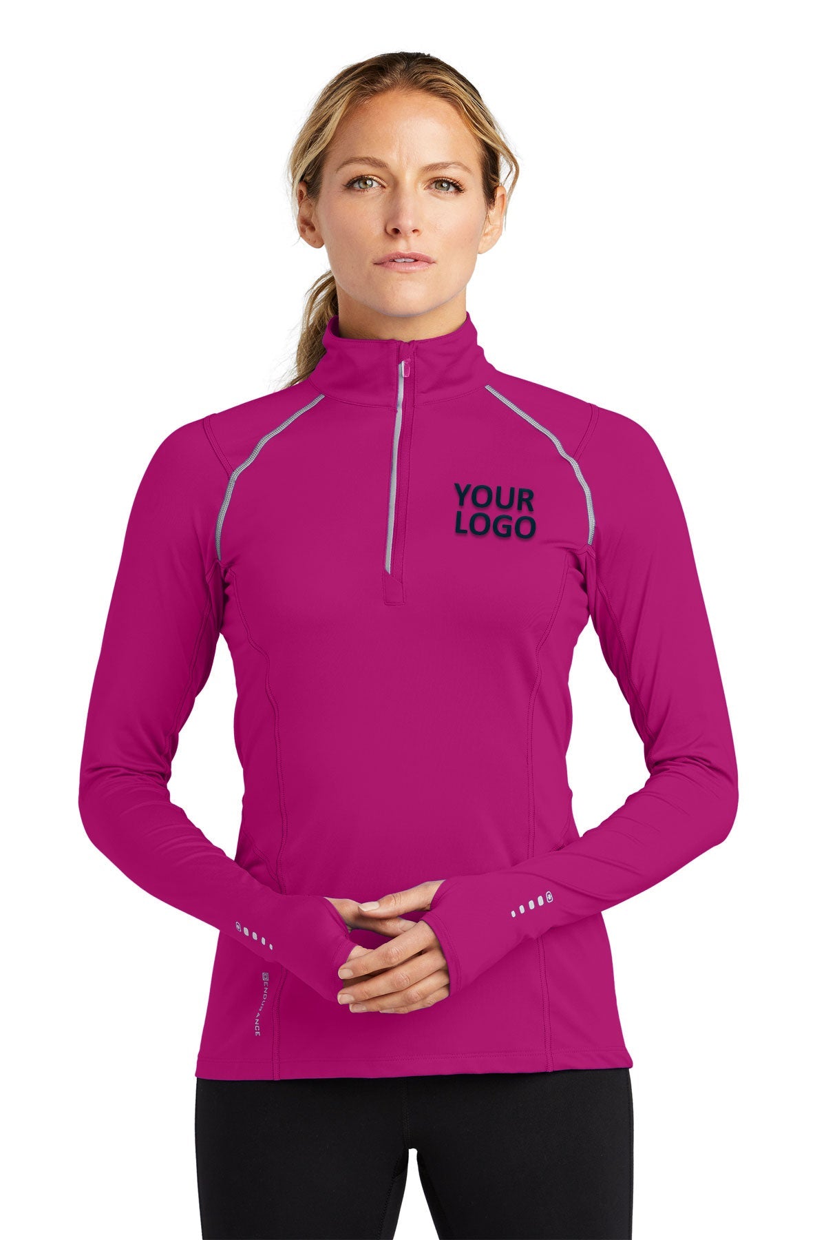 OGIO Endurance Flush Pink LOE335 custom business sweatshirts