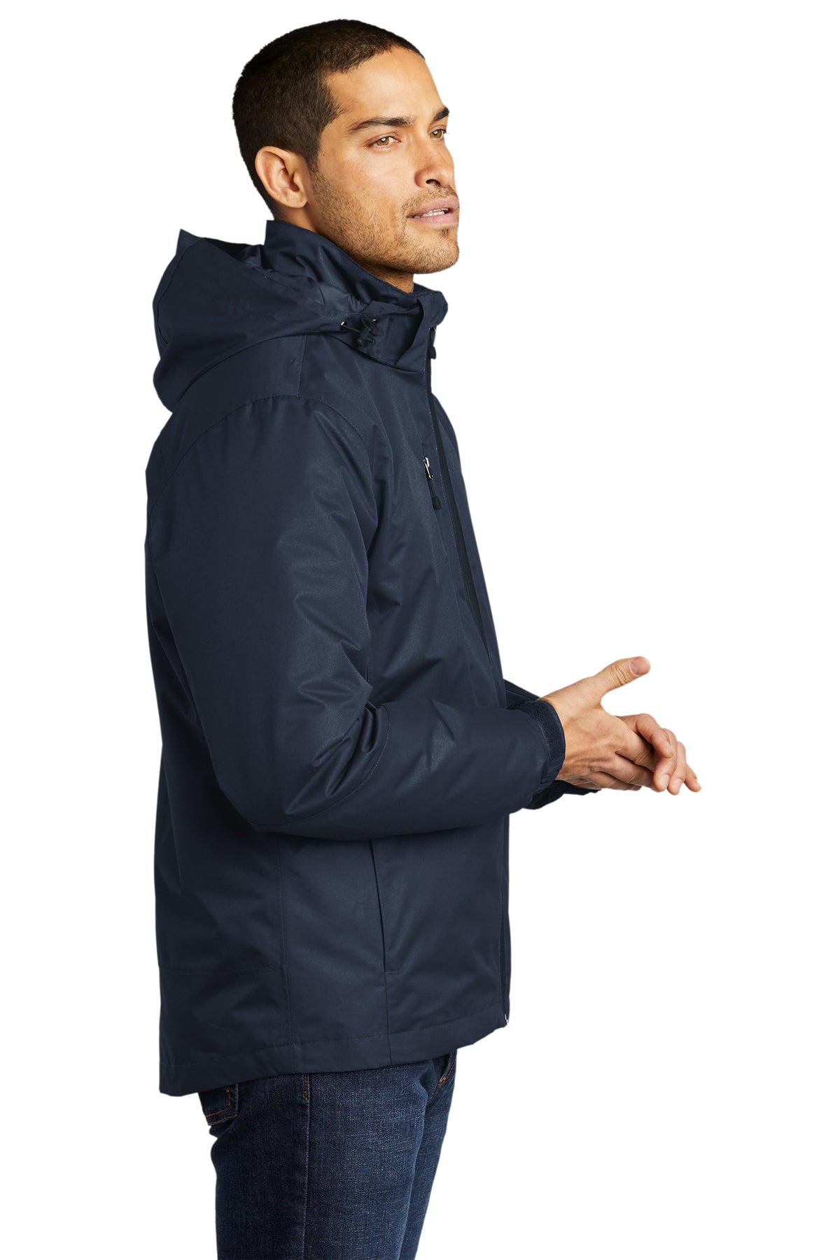 Port Authority Vortex Customized Waterproof 3-in-1 Jackets, River Blue Navy/ River Blue Navy