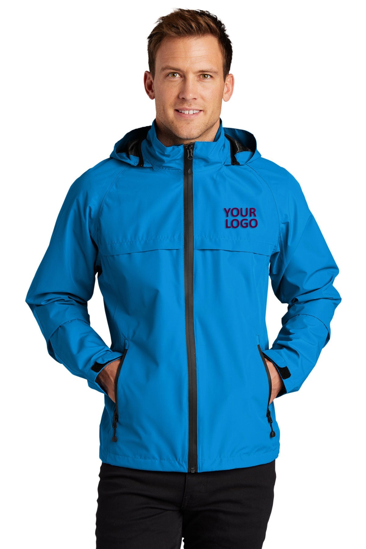 Port Authority Direct Blue J333 company logo jackets