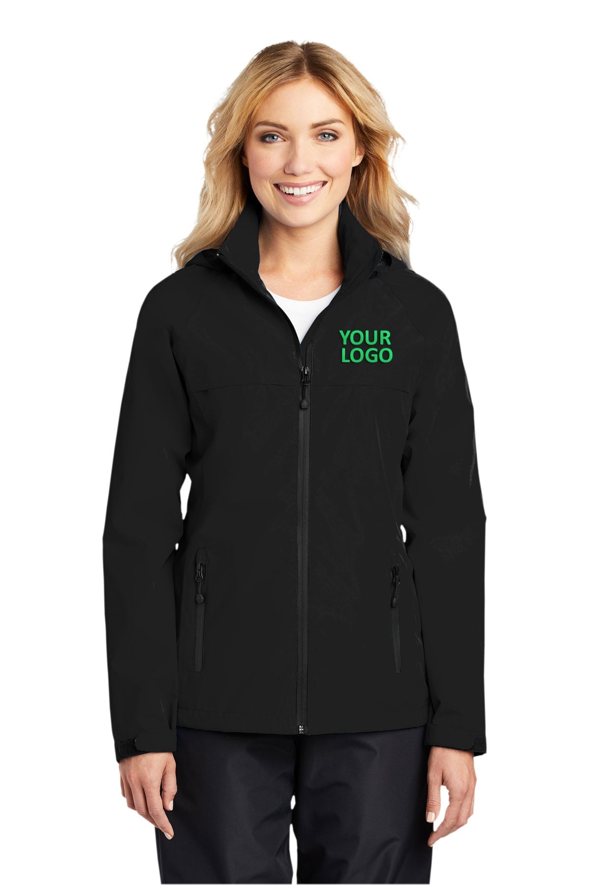 Port Authority Ladies Torrent Customized Waterproof Jackets, Black