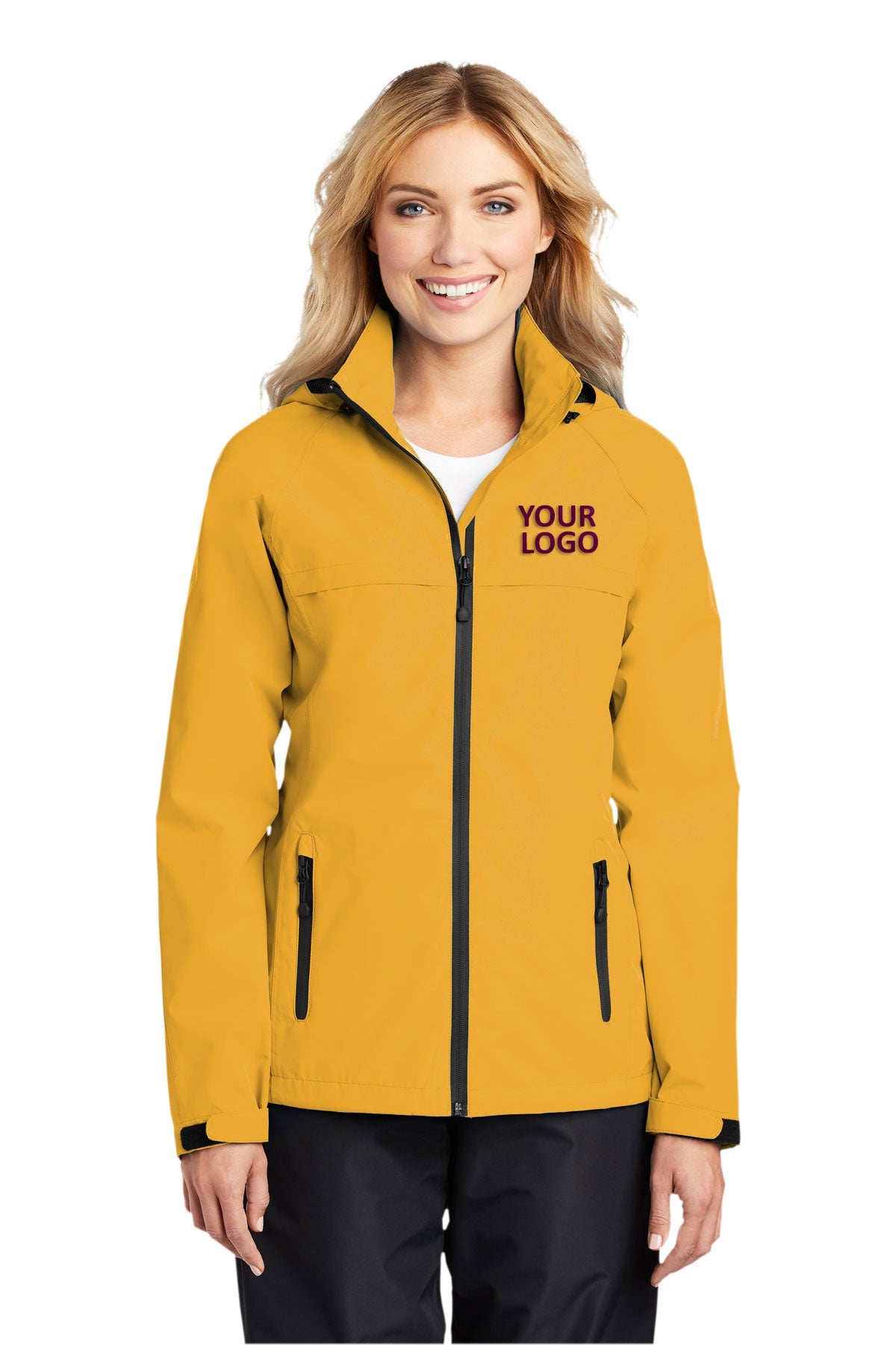Port Authority Slicker Yellow L333 company jackets with logo